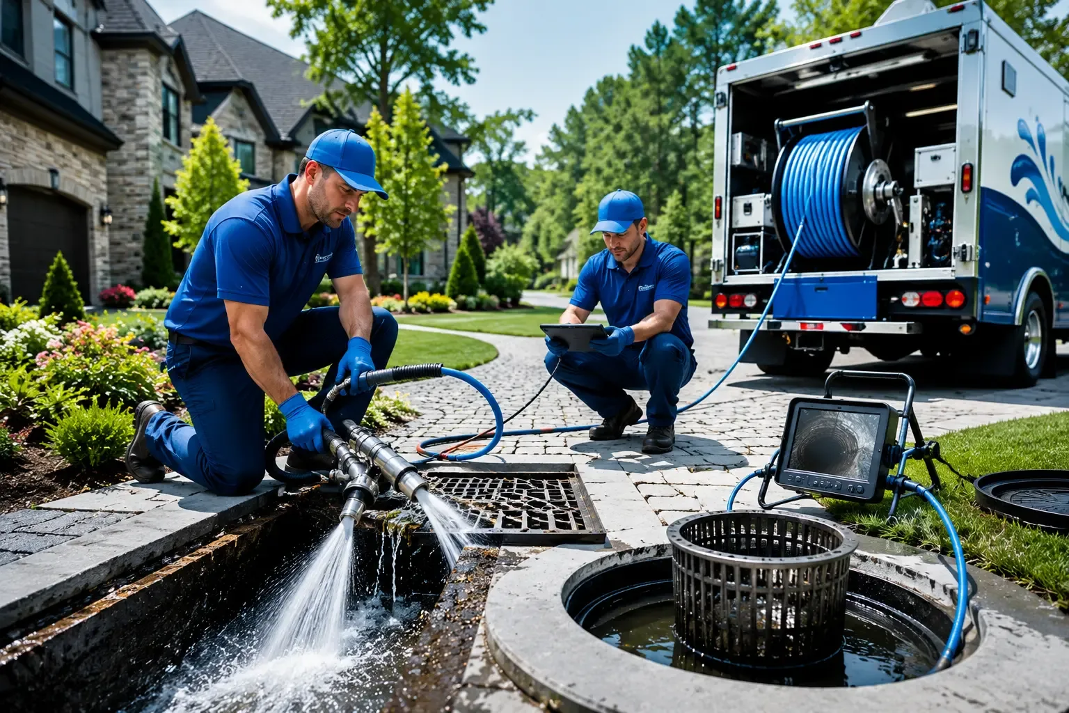 Local outdoor drain cleaning professionals in Farwell, MI